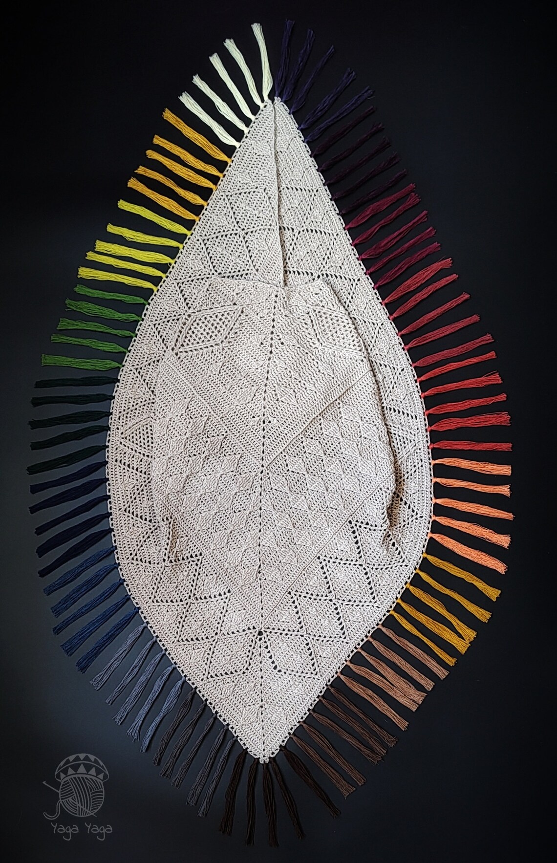 Aztec Shawl Crochet Chart - Etsy