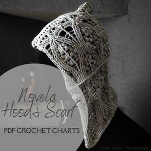 Patrón de crochet Novela Capucha y Bufanda PDF