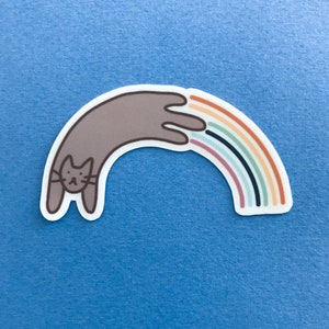 Rainbow Cat Vinyl Sticker