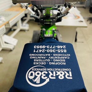 Custom Screen Printed T-shirts - Single Color