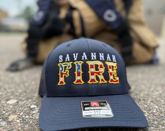 Fire Fighter Flag Hats