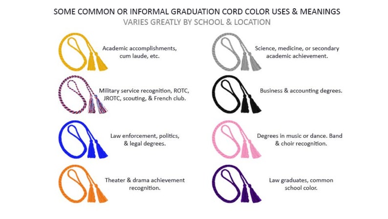 Graduation Honor Cords image 2