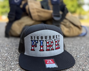 Fire Fighter Flag Hats