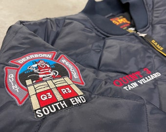Fire department sales quilted jacket