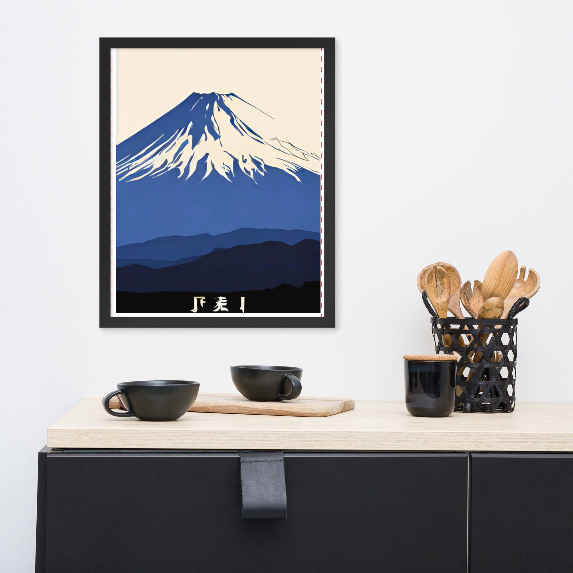 Japanese Print Mount Fuji Japan Poster Mount Fuji Poster - Etsy