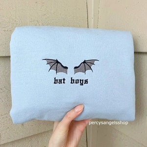 Bat Boys Embroidered Sweatshirt | ACOTAR Merch | Rhysand, Cassian, Azriel | Bookish Gift | Book Gift | Velaris | City of Starlight