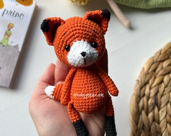 PDF The little fox, the little prince’s fox/Downloadable Crochet Pattern in english