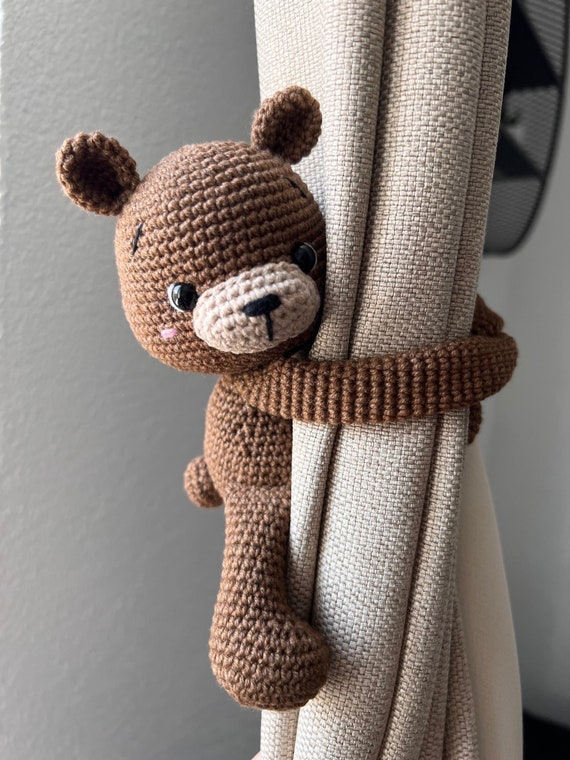 PDF Bear Curtain Tieback/Downloadable Crochet pattern in english
