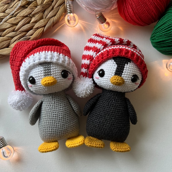 PDF Christmas Penguin/Crochet Pattern in english