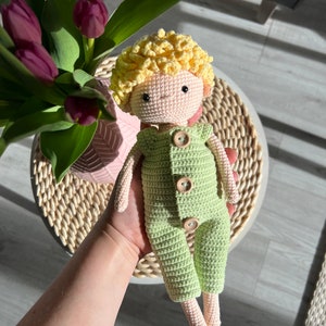 PDF The little Prince/ Downloadable Crochet Pattern in english.