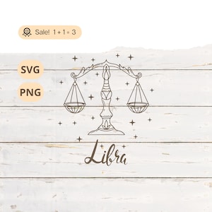 Libra Sternzeichen SVG PNG Astrologie SVG Libra Shirt Tattoo Horoskop svg Celestial svg Cut Datei Clipart Cricut Constellation svg, Sternzeichen svg