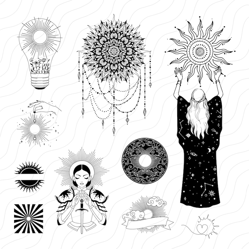 60 Big Sun SVG Bundle Sun SVG Sun Quotes Svg Sun File for - Etsy Canada