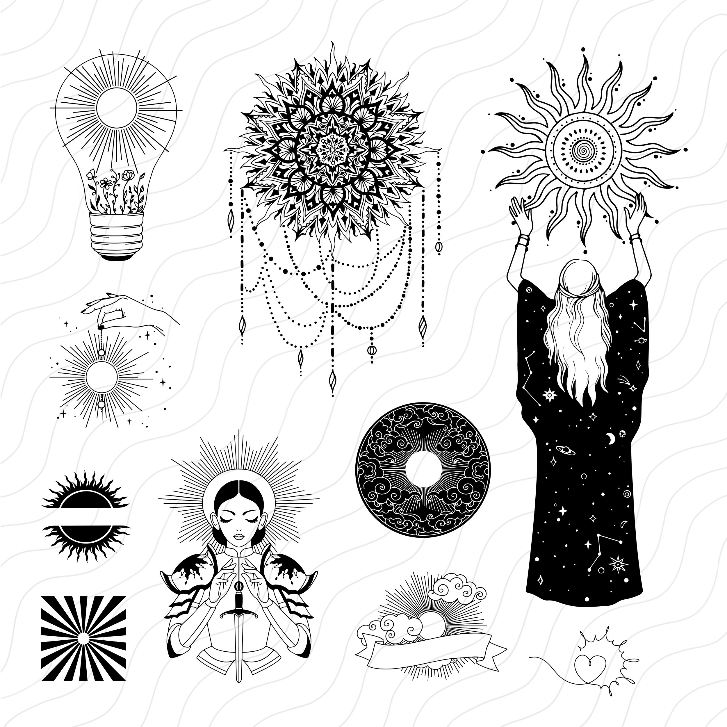 60 Big Sun SVG Bundle Sun SVG Sun Quotes Svg Sun File for - Etsy Canada