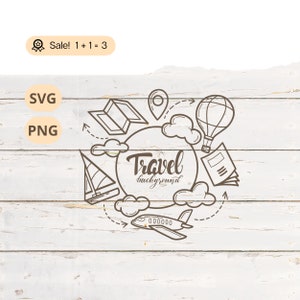 Viajes mundiales SVG PNG, Viajes SVG, Aventura svg Viaje svg Avión svg, Vacaciones svg, Archivo de corte de imágenes prediseñadas Cricut Travel Tattoo, Mapa mundial svg