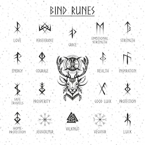 84 Viking Runes SVG Bundle, Bind Runes SVG, Runes Svg, Runes File for ...