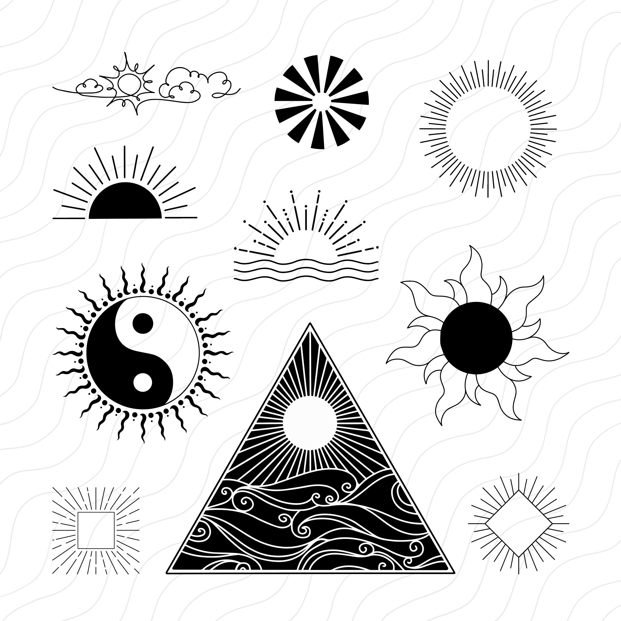 60 Big Sun SVG Bundle Sun SVG Sun Quotes Svg Sun File for - Etsy Australia