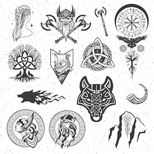 100 Celtic Vikings SVG Bundle, Vikings SVG, Runes Svg, Vikings file for Cricut, Tree of life svg, Celtic knot svg, Nordic PNG Tshirt image 5