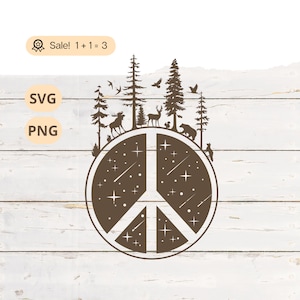 Signe de la paix dans le monde SVG, svg de signe de paix, Svg de symbole de paix, paix SVG, svg de la paix dans le monde, espace Svg, Svg céleste, Clipart signe de paix, tatouage