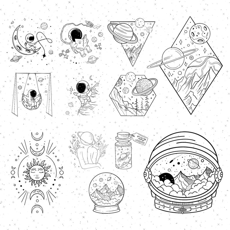 60 Big Space 2 SVG Bundle Outer Space Svg Space SVG Space - Etsy