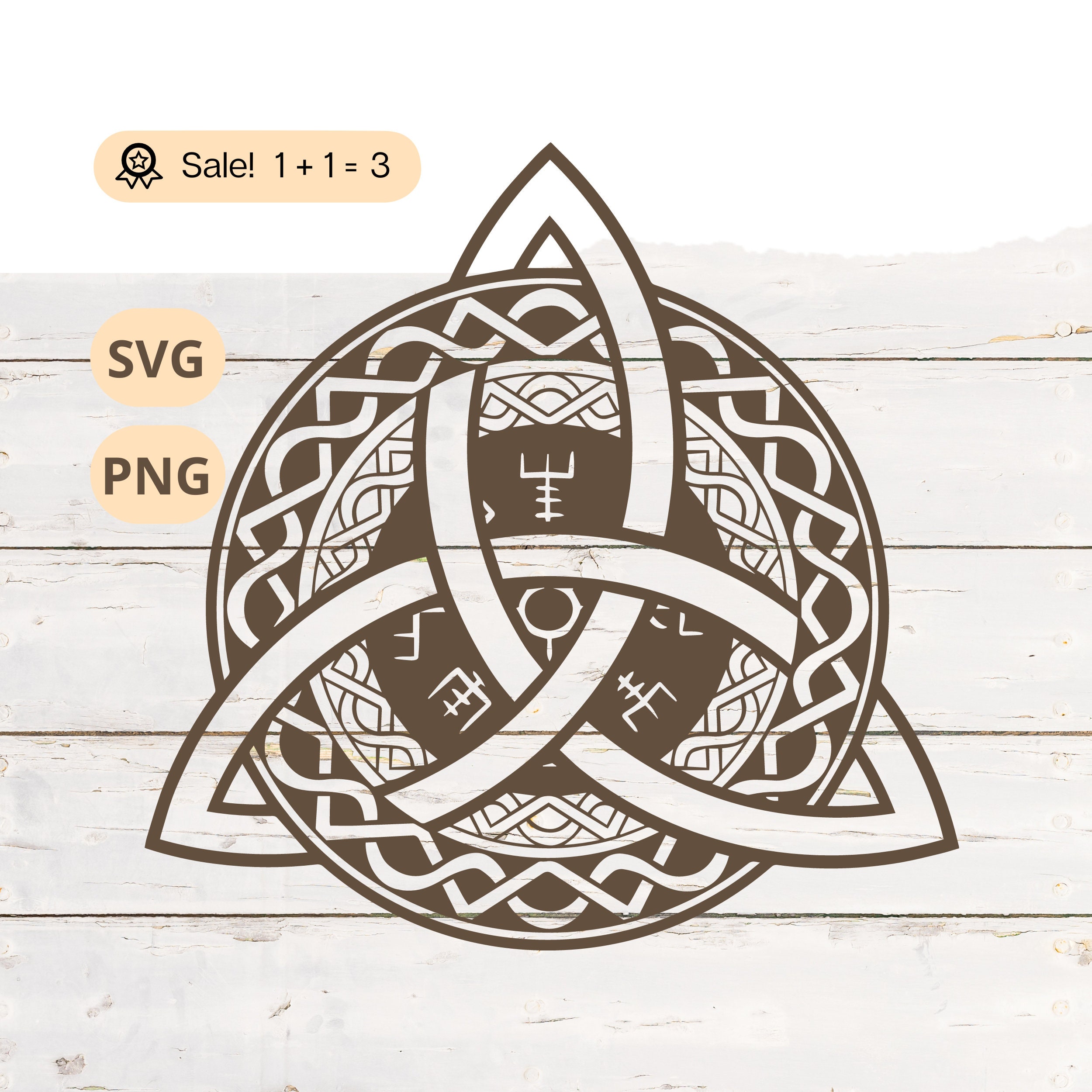 Viking Trinity Shield SVG PNG, Viking svg, Viking Runes svg, Celtic Knot SVG, Triquetra Svg, Trinity Tattoo, Cut file, Png, Clipart, Shirt