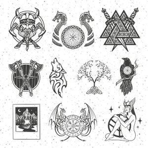 100 Celtic Vikings SVG Bundle, Vikings SVG, Runes Svg, Vikings file for Cricut, Tree of life svg, Celtic knot svg, Nordic PNG Tshirt image 4