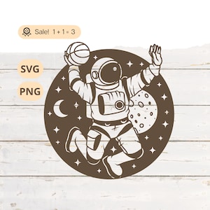 Weltraum Basketball SVG PNG, Basketball SVG, Weltraum SVG, Astronaut SVG, Celestial svg, Mond svg, Space Basketball Tatoo, Png, Clipart, Shirt