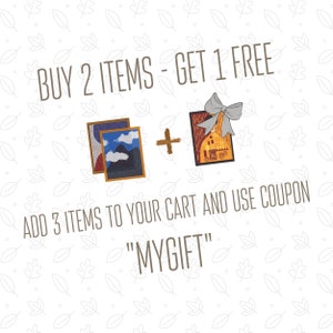 May include: Buy 2 items, get 1 free. Add 3 items to your cart and use coupon "MYGIFT".
