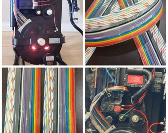 Ghostbusters 1984 Style Rainbow Ribbon Cable for your Proton Pack project. Screen accurate Spirit/Haslab/Full Scale pack sizes available!