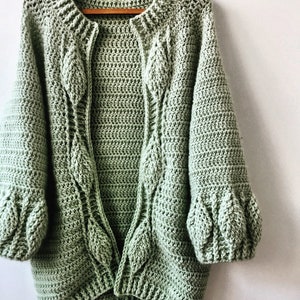 PDF Pattern Crochet Cardigan Lotus