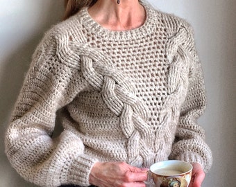 PDF Pattern Crochet Sweater Sunrise