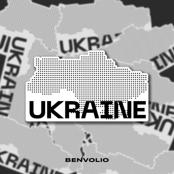 Ukraine Stickers Support Ukraine Patriotic Charity Stickers Etsy UK