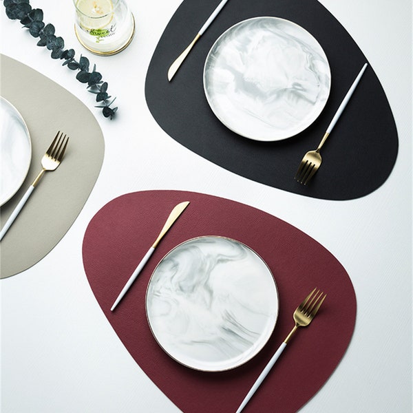 Leather Placemats Etsy