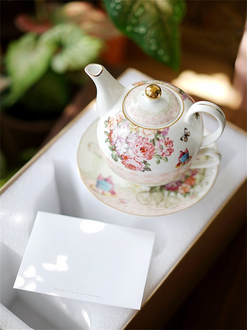 Floral Teapots/ceramic Teapot Set/tea Set With Etsy