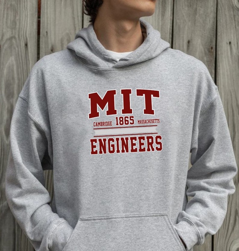 MIT Sweatshirt Massachusetts Institute Technology Shirt Gift Etsy