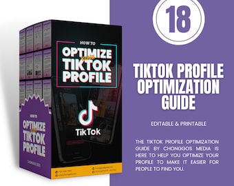 Tiktok Guide | Tiktok Profile Optimization | Tiktok Profile Guide | TikTok Account Setting Guide | TikTok User Guide Settings | TikTok Guide