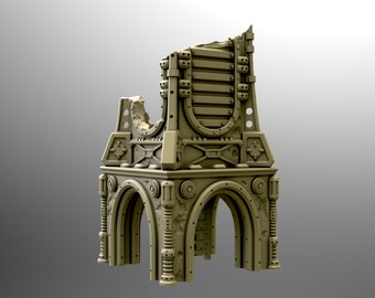 3D Printed Industrial Terrain, Miniature Wargaming Scenery