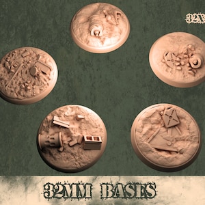 Waste dweller  bases 32mm / 40mm / 75x45mm bases
