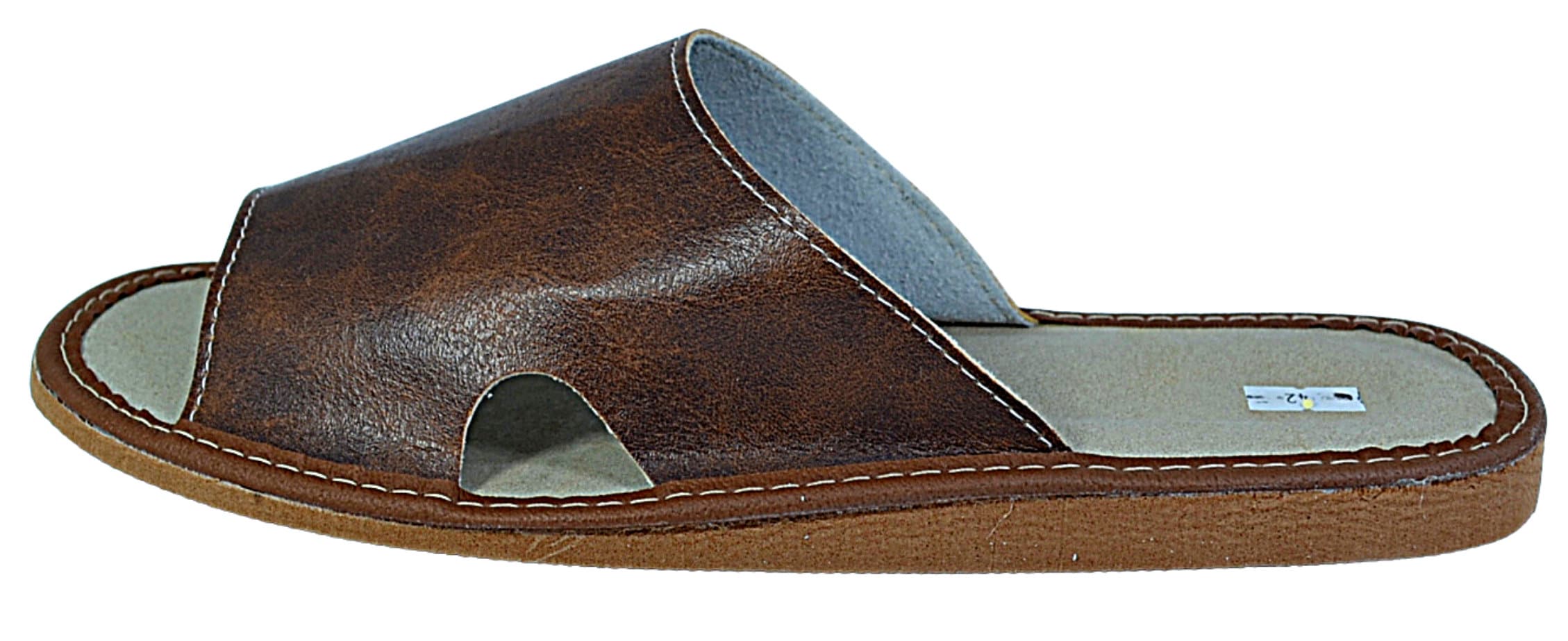 mens open back slippers