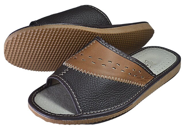 mens slippers with hard soles