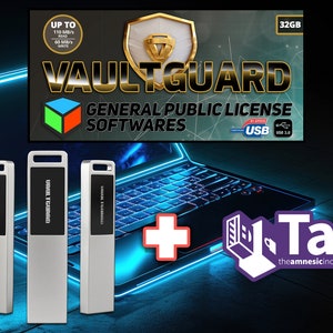 Tails 6.17 - Anonymous - tor network - Vaultguard 32GB Hi-Speed, USB 3.0