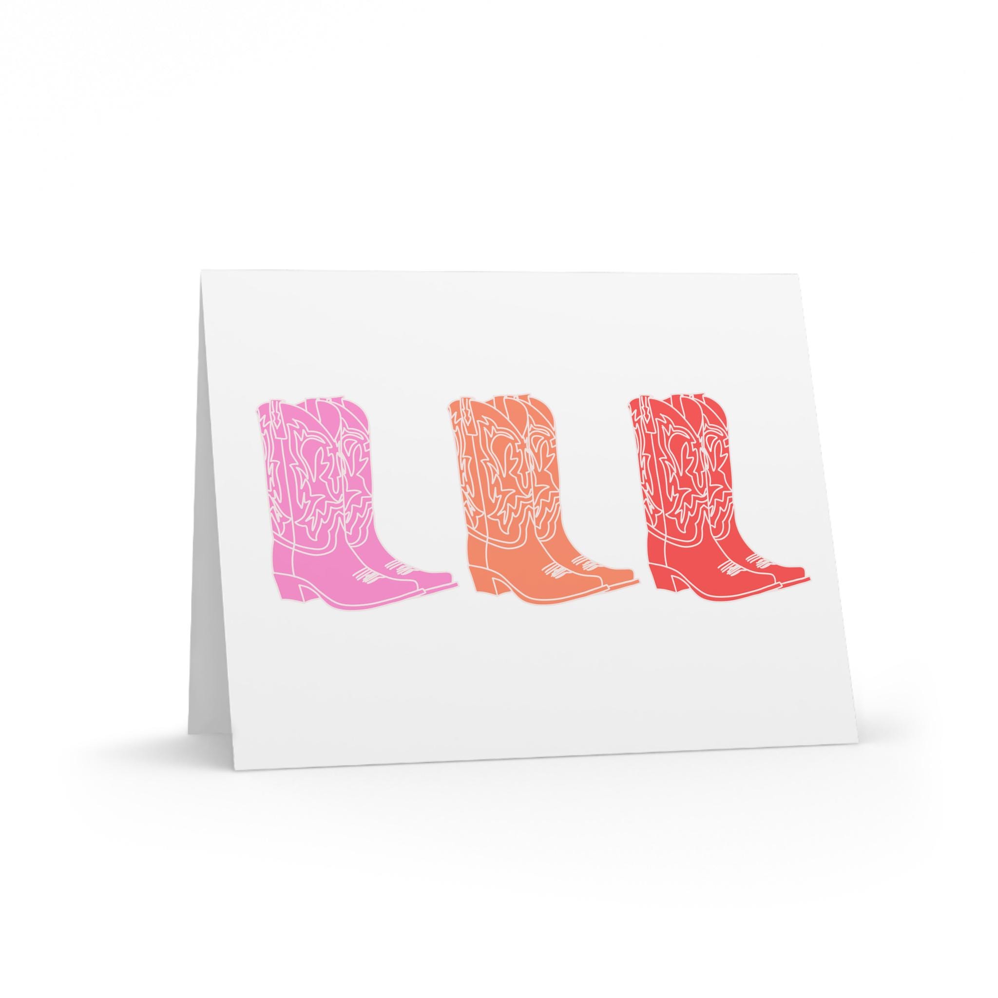 ピンク、オレンジ、赤のグリーティングカード（8、16、24枚） - Etsy 日本