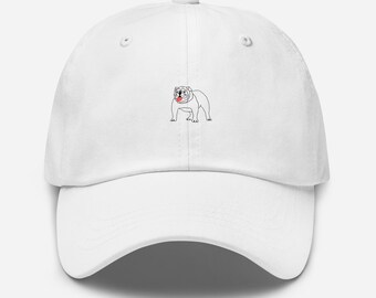 Bulldog Hat: Cotton Twill Cap with Adjustable Buckle