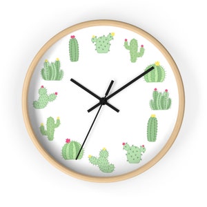 Cactus Wall Clock