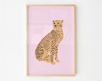 Pink Cheetah Print - Etsy