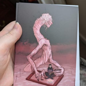 Sands of Time A5 Print Postkarte - Monster Horror Art