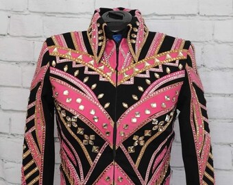 Western Custom Rodeo Queen, Showmanship, Horsemanship, Western Pleasure Show Shirt & Women Rail Jacket.