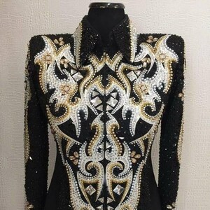 Chemise boutonnée unie pour femme | Chemises de spectacle de rodéo