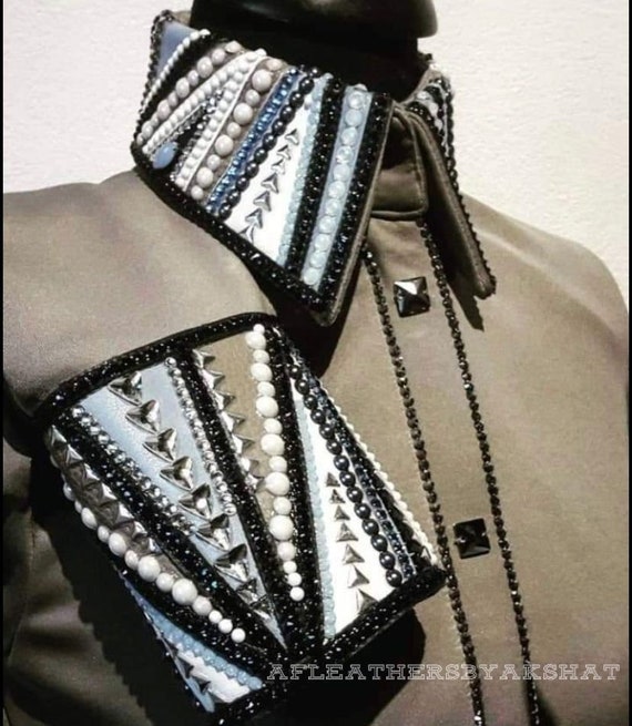 Custom Western Show Shirt: Rodeo Queen, Horsemanship Rail Shirt