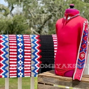 Western Custom Rodeo Queen, Showmanship, Horsemanship, Western Pleasure Show Shirt & Women Rail Jacket. Bild 5
