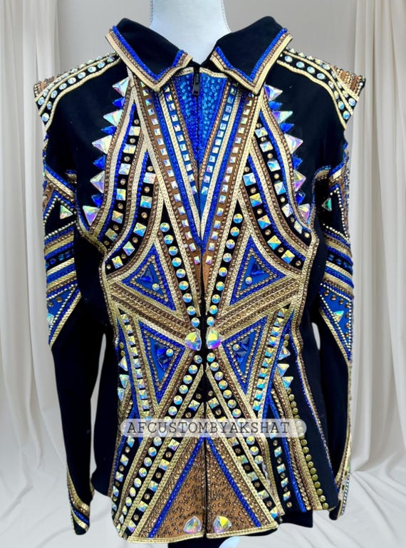 Custom Western Show Shirt: Rodeo Queen, Horsemanship Rail Shirt